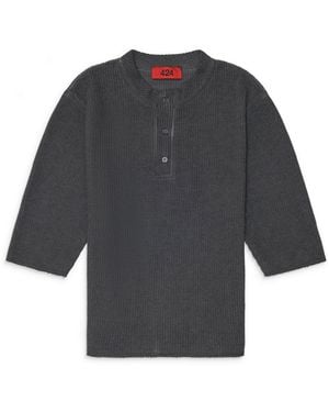 424 Short Sleeve Thermal Vintage Vintage - Gray
