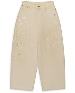 Acne Studios Painted Jeans - Natural