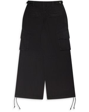 Alexander Wang Mid-Rise Cargo Pant W/ Internal Logo Elastic Wb - Black