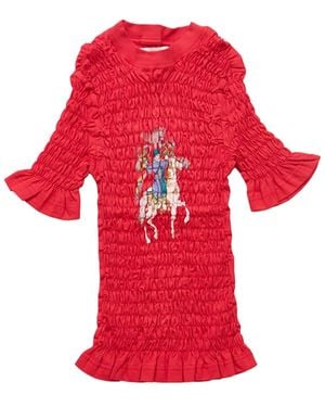Conner Ives Camelot Shirred T-Shirt