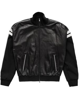 Wales Bonner Nomad Leather Jacket - Black