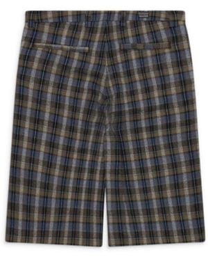 ERL Check Shorts - Gray