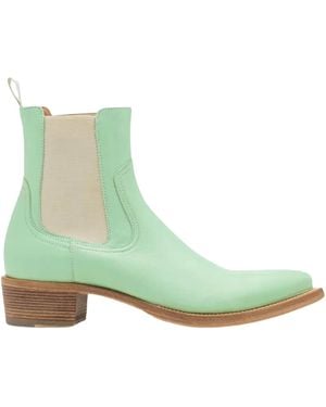 424 Cowboy Ankle Boot - Green