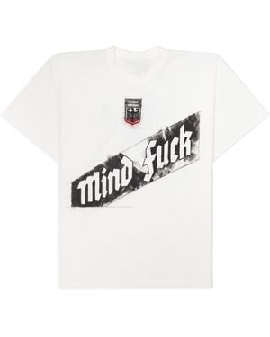 PROTOTYPES Mind Fuck' Printed Tee - White