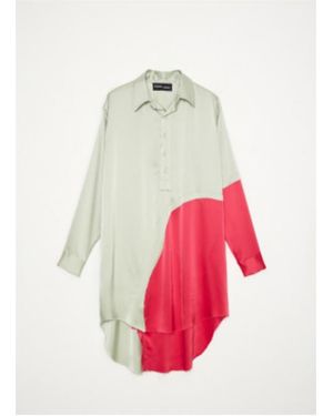 Edward Cuming Abstract Polo Shirt Dress - White
