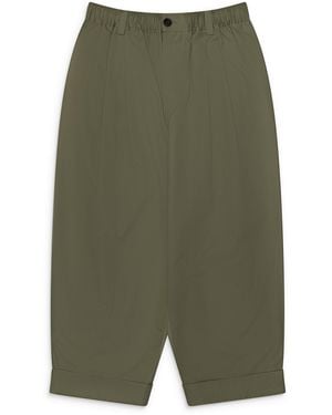 Marni Cotton Double Pleated Pants Pale Mint - Green