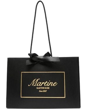 Martine Rose Large Shopper - Black