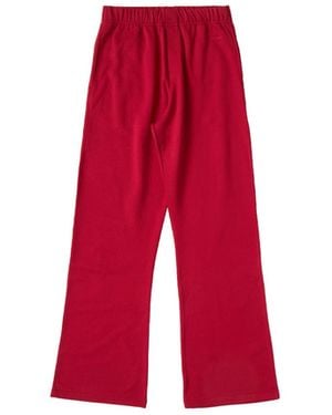Courreges Embroidered Fleece Sweatpants