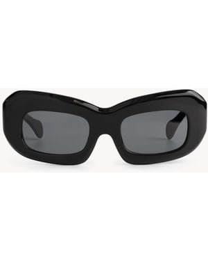 Port Tanger Baraka Acetate Lens Sunglasses - Black