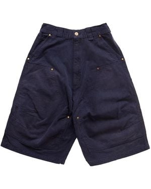 Willy Chavarria Stockton Double Knee Short - Blue
