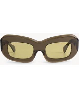 Port Tanger Buraka Oliban Acetate Lens Sunglasses - Green