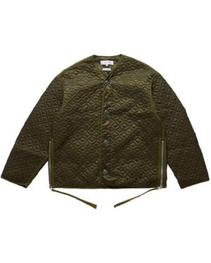ARTCHENY Archeny Shippo Quilted Lining Jacket - Green