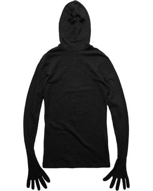Kusikohc Mask Tight Light Ls T-Shirt - Black