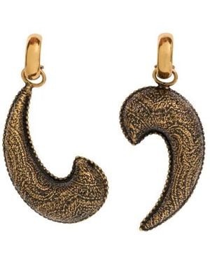 Etro Orecchini Pendenti Con Paisley Arnica, Donna - Metallizzato
