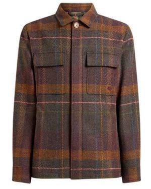 Etro Giacca Camicia - Marrone