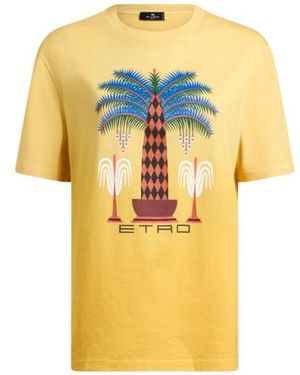 Etro X Agostino Iacurci Printed T-Shirt - Yellow