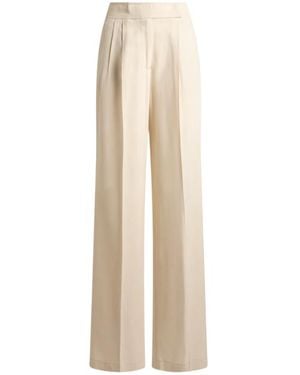 Etro Wide-Leg Trousers With Pleats - White