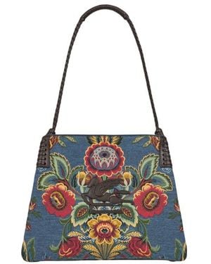 Etro Borsa Shopping Libra Piccola - Bianco