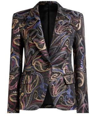 Etro Single-Breasted Jacket - Black