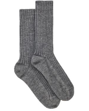 Etro Socken Aus Wolle Und Alpaka, Damen, Größe 4° - Grau