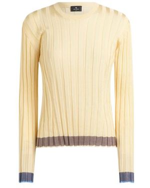 Etro Gerippter Pullover, Damen, Größe - Natur