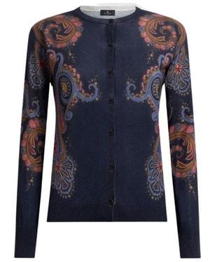 Etro Cardigan - Blu