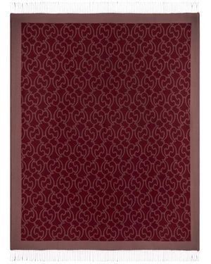 Etro Plaid En Jacquard De Laine À Motif Paisley - Violet