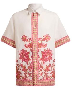 Etro Camicia Over - Rosso