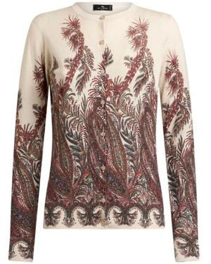 Etro Paisley-Print Cardigan - Multicolor