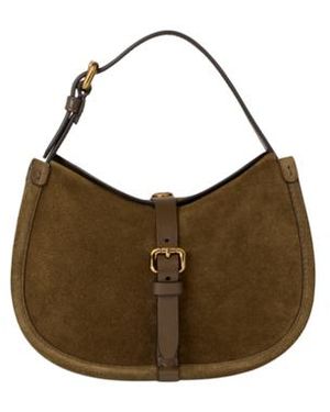 Etro Small Suede Pony Bag - Brown
