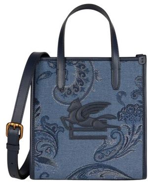 Etro Borsa Love Trotter Piccola - Blu