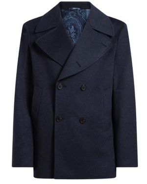 Etro Peacoat - Blu
