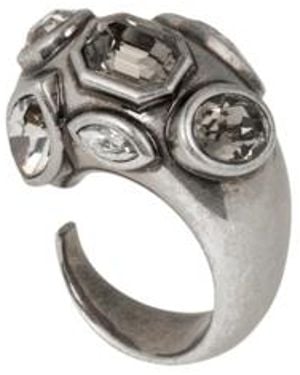 Etro Bague Avec Pierres, Femme, Taille - Blanc