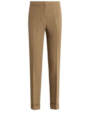 Etro Cady Cigarette Trousers - Natural
