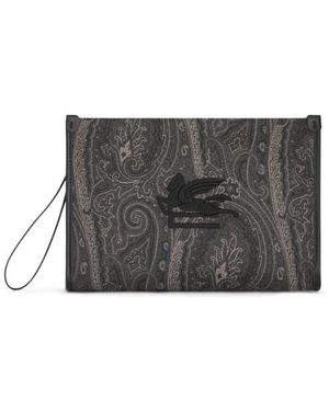 ETRO ARNICA S POUCH ペイズリー ARNICA POUCH WITH PEGASO DETAIL | Pouches | ETRO