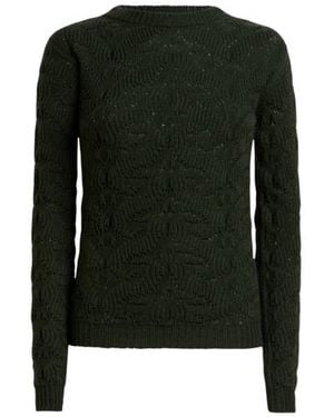 Etro Pull En Laine Mélangée À Motif Paisley, Femme, Taille - Noir