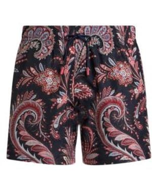 Etro Costume Con Stampa Paisley Floreale, Uomo, Taglia - Blu
