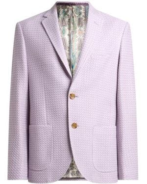 Etro Cotton Jersey Blazer - Purple