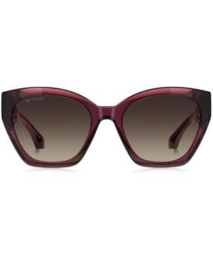 Etro Colour Stripes Sunglasses - Brown