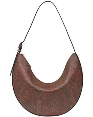 Etro Borsa Hobo Essential Media - Marrone