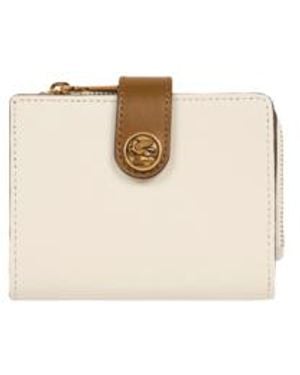 Etro Small Leather Wallet - Natural