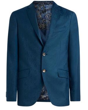 Etro Giacca Da Abito Con Paisley, Uomo, Taglia - Blu
