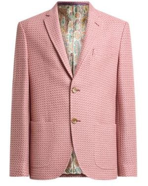 Etro Cotton Jersey Blazer - Pink