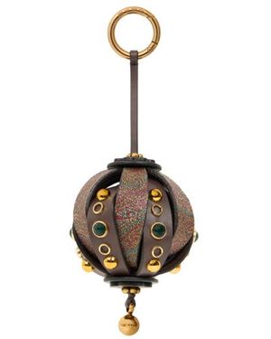 Etro Charm Con Sfera - Bianco