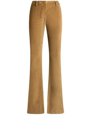 Etro Corduroy Velvet Trousers - Natural