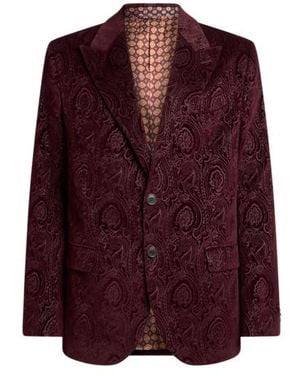 Etro Giacca Monopetto - Viola