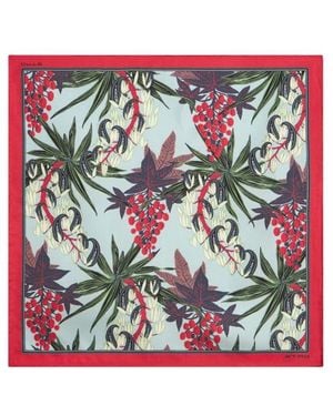 Etro Printed Silk Pocket Square - Multicolour