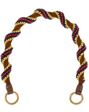 Etro Bag Handle With Beads - White