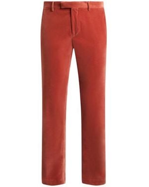 Etro Pantaloni Da Sera Con Banda Laterale, Uomo, Taglia - Rosso