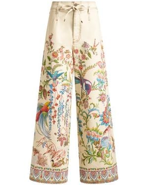 Etro Jeans Wide Leg - Bianco